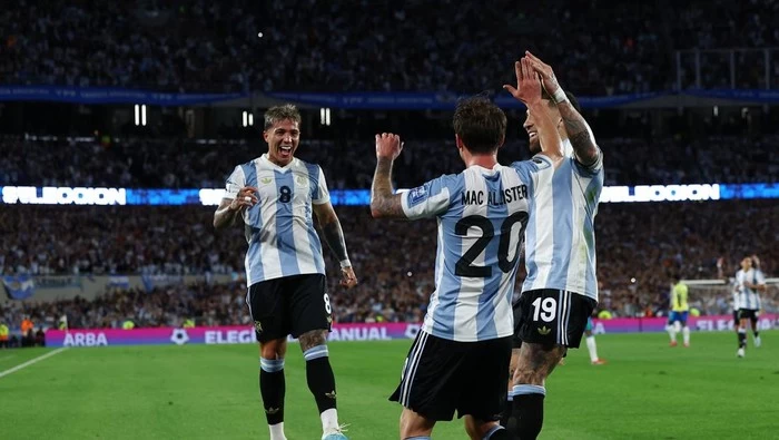 Argentina Vs Brasil: Tim Tango Gasak Tim Samba 4-1