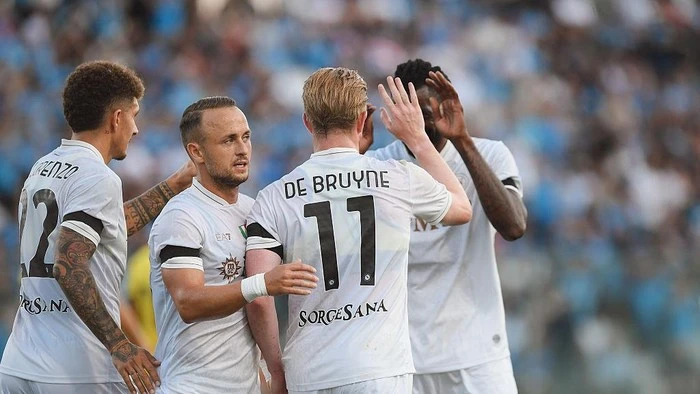 Napoli Vs Girona: De Bruyne Brace, Il Partenopei Menang 3-2